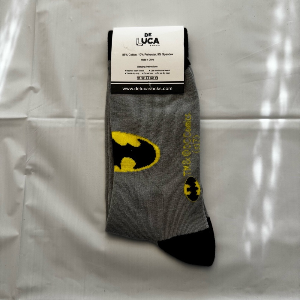 Batman Socks For Men De Luca Brand One Size Fits Most